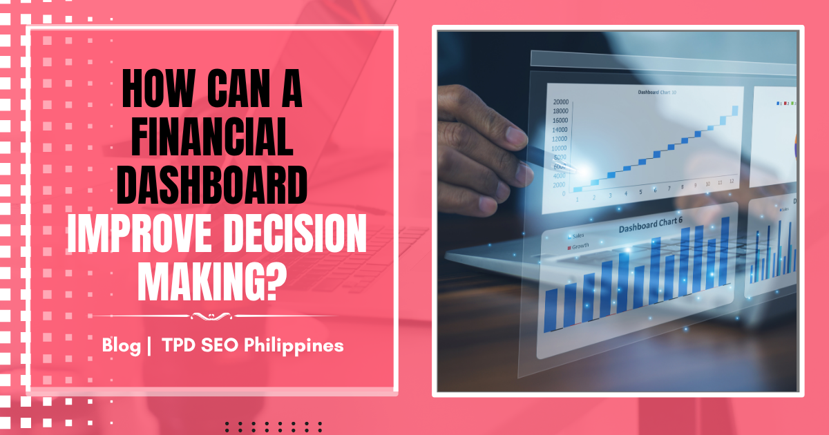 Financial dashboard displaying charts and analytics to support business decision-making.